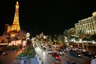 Las Vegas strip at night